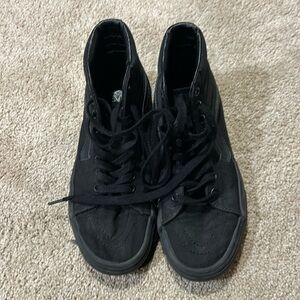 Black high top vans